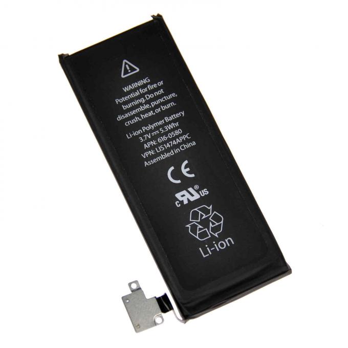 Rechargeable Iphone Internal Battery , IPhone 4S Replacement Battery 3.8V