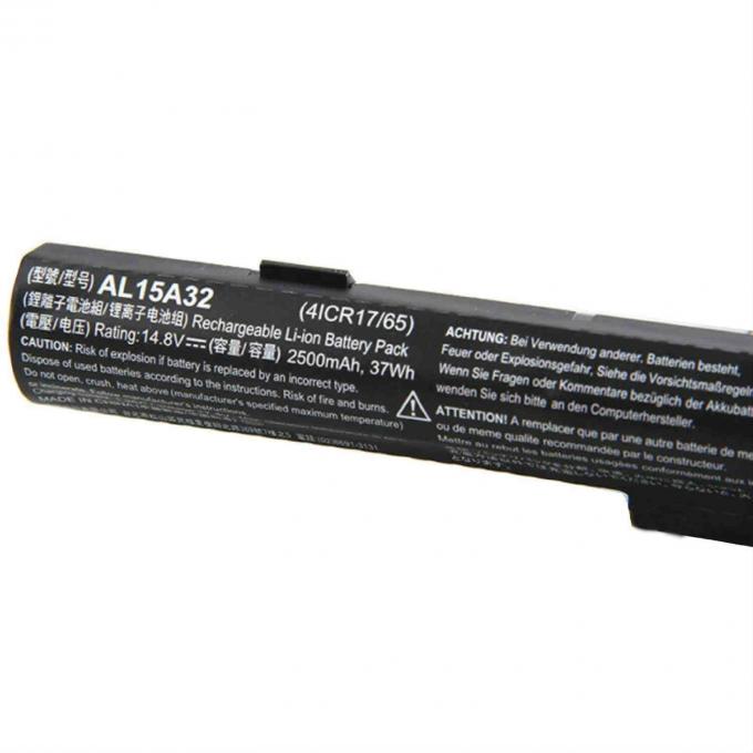 AL15A32 Laptop Internal Battery For ACER Aspire E5-422 E5-573 Series Notebook Black 14.8V 25Wh