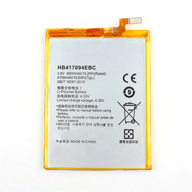 China HB417094EBC Huawei Mobile Phone Battery , Huawei Mate7 Battery 3.8V 4000mAh supplier