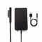 Black Microsoft Surface Book Charger Model 1706 With 5V 1A USB Charging Port supplier