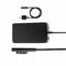 Black Microsoft Surface Book Charger Model 1706 With 5V 1A USB Charging Port supplier